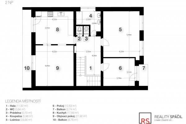 Prodej RD 5+KK (282m2) na pozemku o výměře 392m2 v obci Dolní Loučky