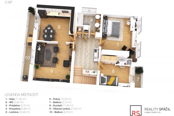 Prodej RD 5+KK (282m2) na pozemku o výměře 392m2 v obci Dolní Loučky
