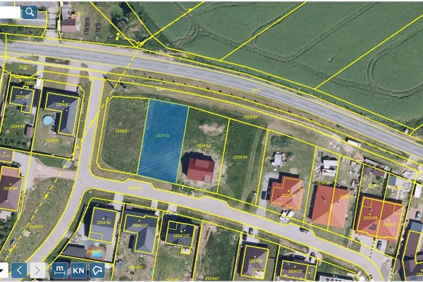 Stavební pozemek o výměře 781m2, v obci Milovice u Mikulova