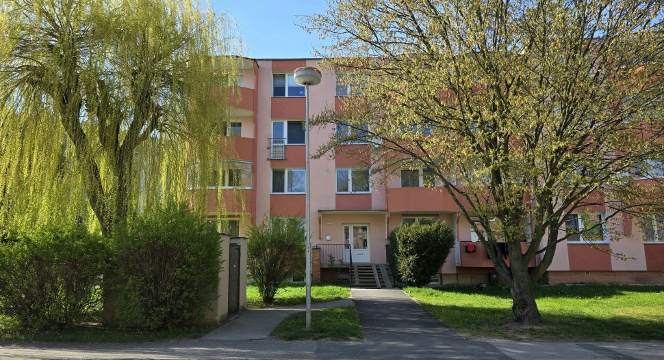 Pronájem bytu 1+1 (35m2) s balkonem a sklepem, Tišnov, Dřínová