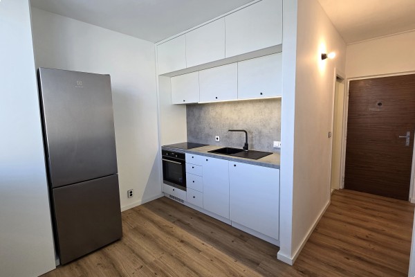 Pronájem bytu 1+1 (35m2) s balkonem a sklepem, Tišnov, Dřínová