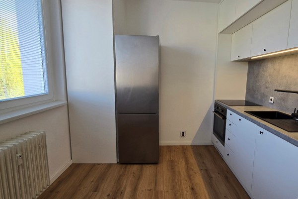 Pronájem bytu 1+1 (35m2) s balkonem a sklepem, Tišnov, Dřínová