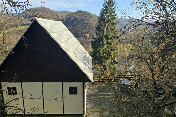 Prodej chaty (45m2), pozemek 768m2 Nedvědice č.e. 87
