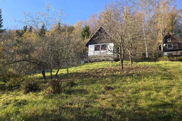Prodej chaty (45m2), pozemek 768m2 Nedvědice č.e. 87