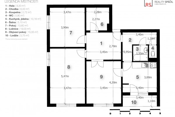 Prodej bytu 3+1 (86m2), Brno, Jundrov, Šeříková 34