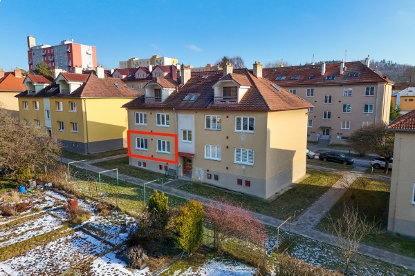 Byt 2+1 (52m2) + 2 sklepy (18,3m2) tzn. 70m2, Jungmannova 911, Kuřim