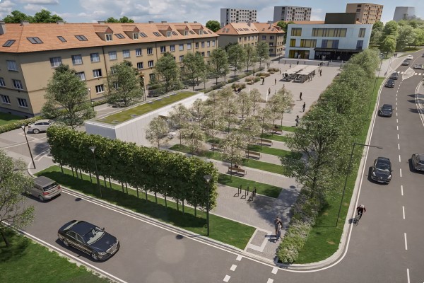 Pronájem bytu 3+KK (95m2) s terasou, Kuřim, Tyršova