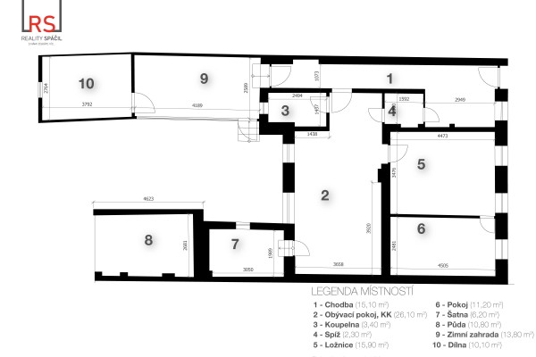 Prodej rodinného domu 3KK (136m2) na pozemku o výměře 291m2,  Brno – Medlánky, Palírenská 100/4